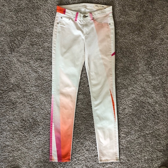 Rag & Bone Goetz Print Legging In Pink - Picture 2 of 5